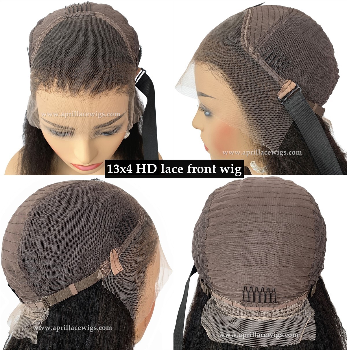 150% density 13x4 HD lace front wig Brazilian virgin human hair preplucked hairline