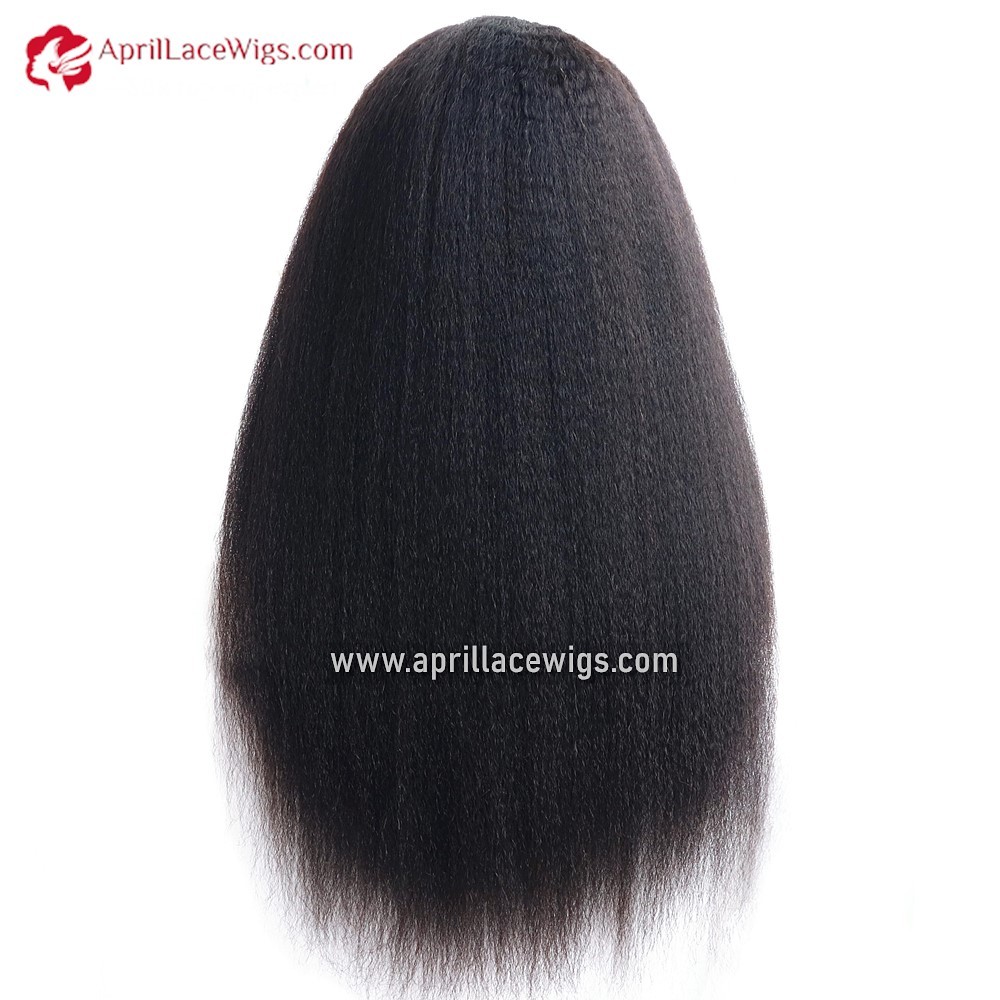 V-part Wig 150% density italian yaki Human Hair