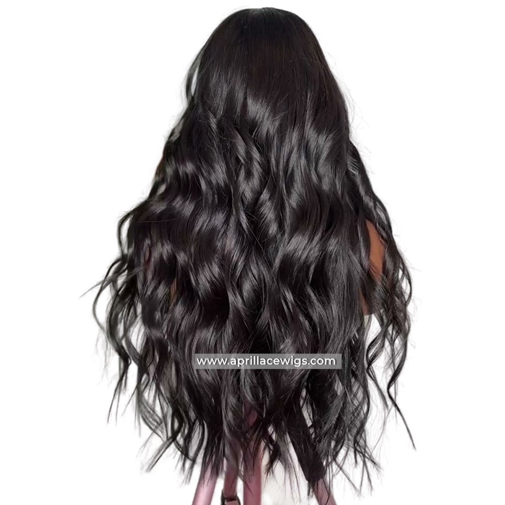 Cambodian Wavy 150% density 13x6 HD lace front wig