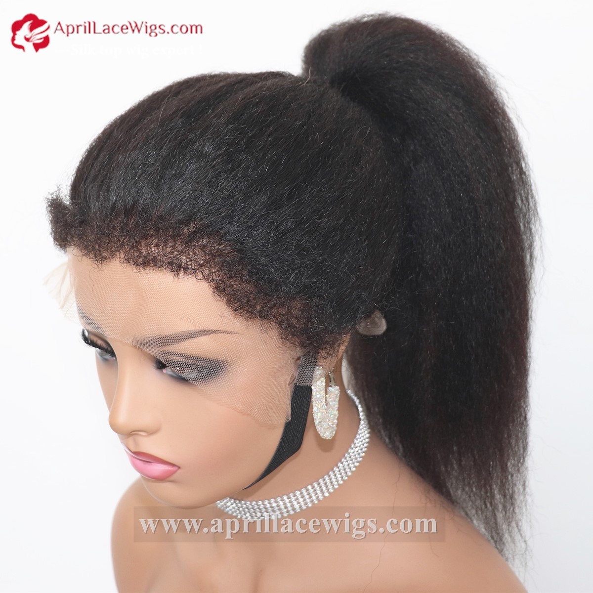 italian yaki hd lace wig mimi curly baby hairs