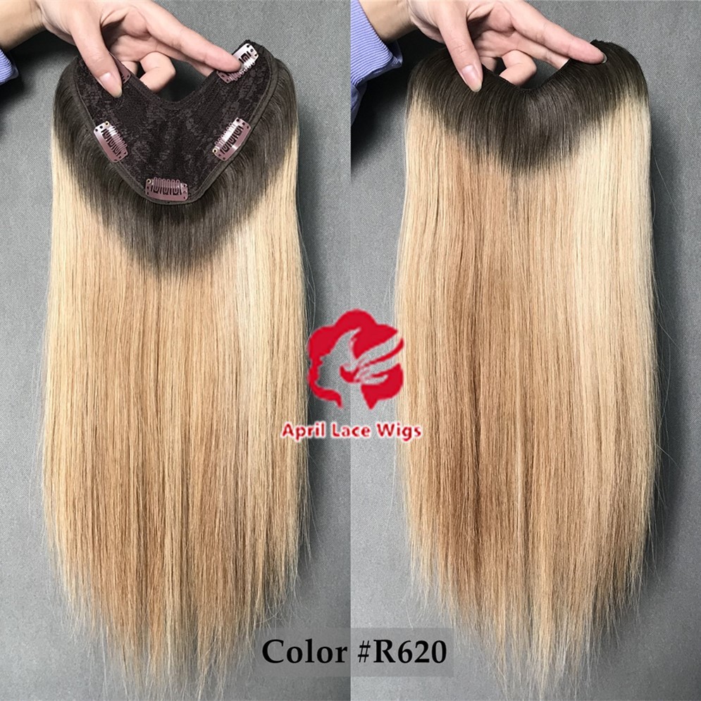 Human Hair V Shape Clip In Hair Extension