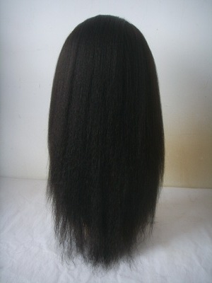 Kinky straight lace wigs